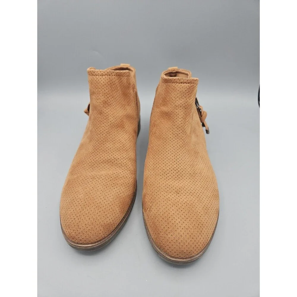 Dr. Scholl's Astir Women's Size 9 Tan Suede Boots Booties Ankle